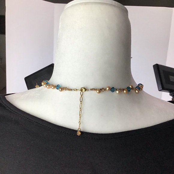 Collectables America Pearl/Crystal Necklace Set NEW - Picture 3 of 3